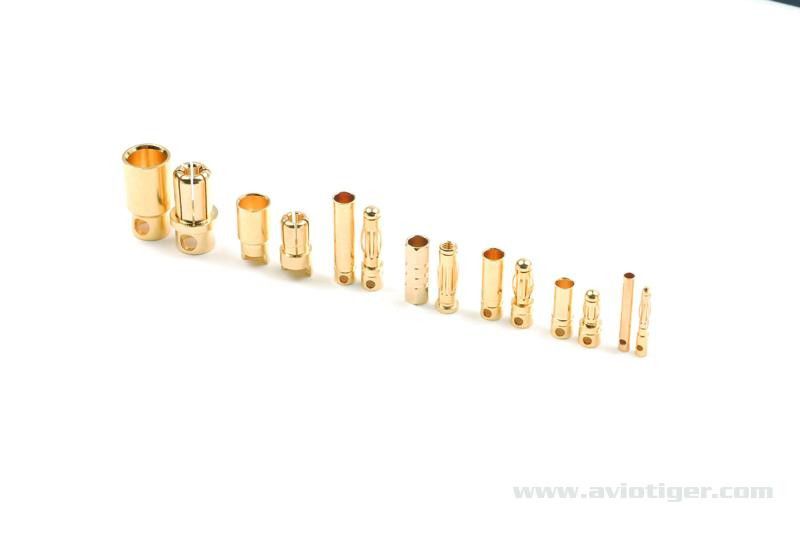 CONNECTEUR OR 6MM M(4)+F(4) S8 GFORCE