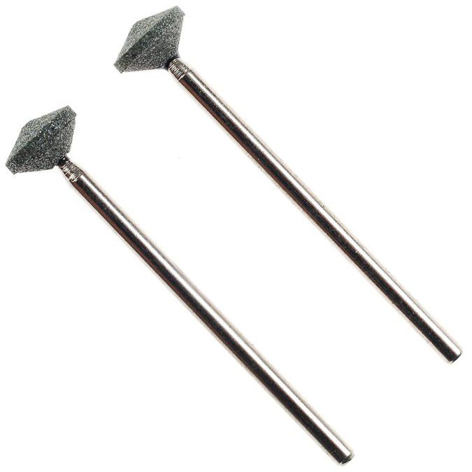 2 meules en carbure de silicium &oslash; 8,0 mm PROXXON