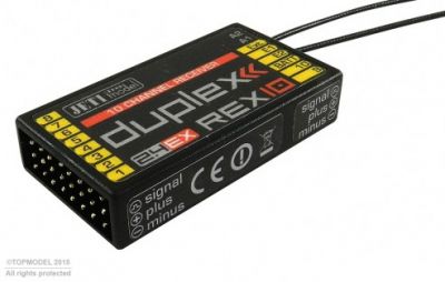 REX 10 Duplex EX 2.4Ghz Jeti 10 Voies - R�cepteur - JDEX-RR10 rex10
