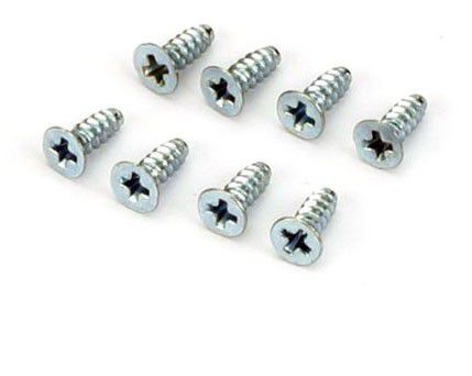 DUBRO Vis 3x12mm t&ecirc;te plate cruciforme auto-foreuse. Sachet de 8.