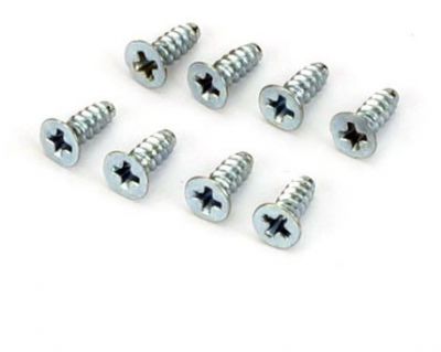 DUBRO Vis 3x12mm t�te plate cruciforme auto-foreuse. Sachet de 8.
