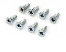 DUBRO Vis 3x8mm t&ecirc;te plate cruciforme auto-foreuse. Sachet de 8.