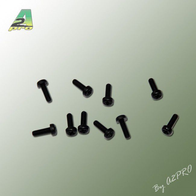 VIS TC NYLON NOIRE M3X10  10PCS