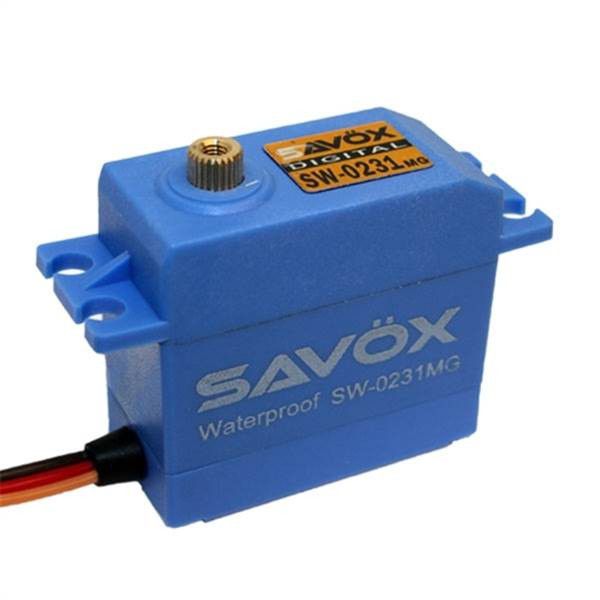 SW-0231MG SAVOX WATERPROOF 6V 15kg/0.17s