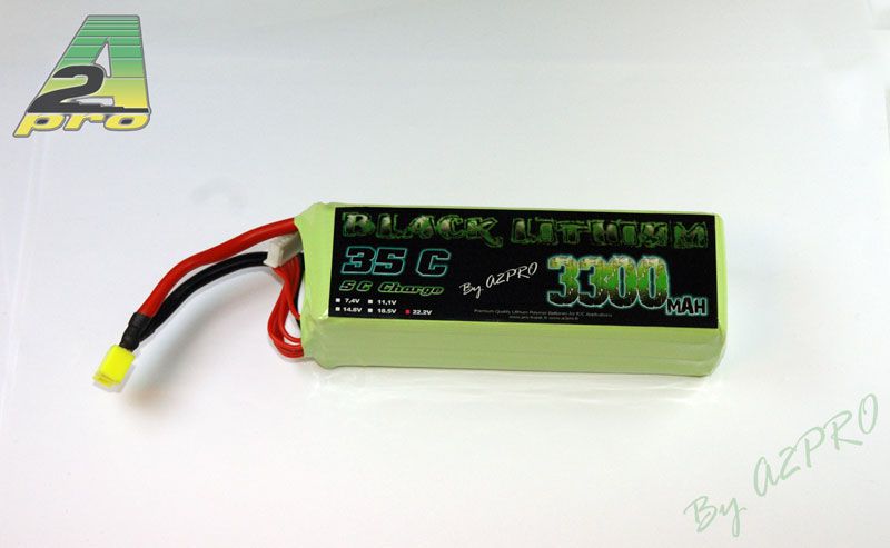 Black Lithium 3300mAh 35C 6S
