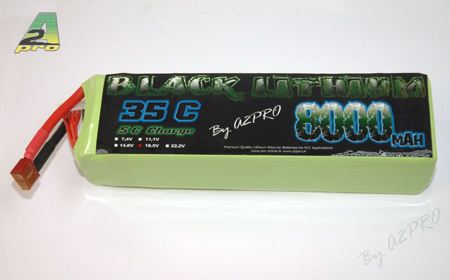 Black Lithium 8000mAh 35C 5S