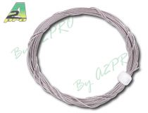 C&acirc;ble acier inox tress&eacute; 0,5mm - 2m