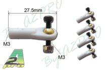 Chape &agrave; boule M3 + vis M3 (5pcs)