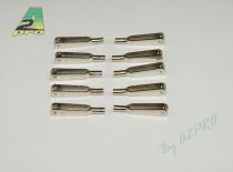 Chape acier nickel&eacute; M2 (10 pcs)