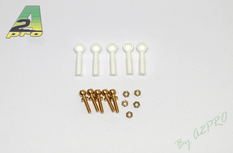CHAPE &agrave; BOULE M2 / 4mm - M2 (5 pcs)