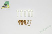 CHAPE � BOULE M2 / 4mm - M2 (5 pcs)