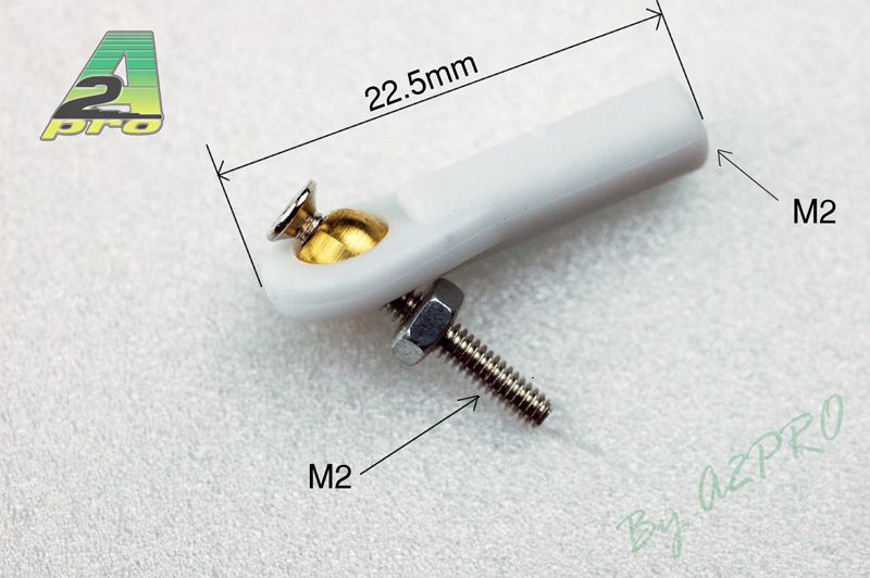 Chape &agrave; boule M2 + vis M2 (5 pcs)
