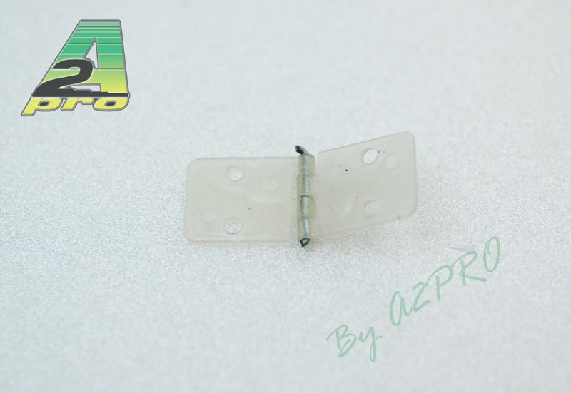 MINI CHARNIERE 28x10mm mont&eacute;e (10p) - A2PRO - 6444