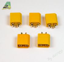 Connecteur XT-60 OR M�le (5 pcs)