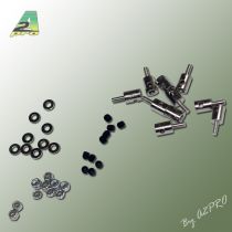 Domino fixation c&agrave;p 2mm / servo (Nylstop M2) (10 pcs)