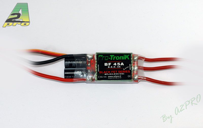 Pro-TroniK ESC BF45A Bec 3A / 2 &agrave; 6S