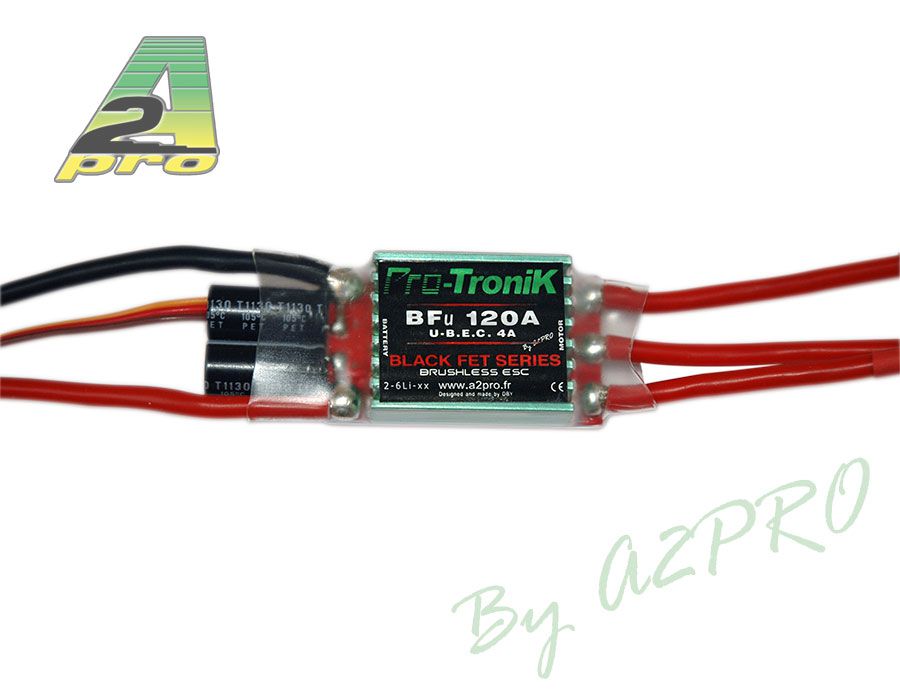 Pro-TroniK ESC BF120A U-Bec 4A / 2 &agrave; 6S
