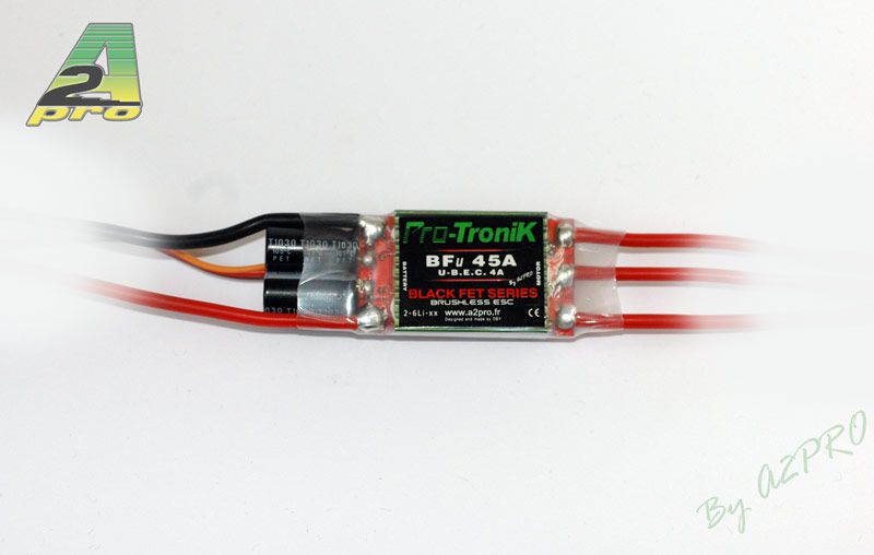 Pro-TroniK ESC BF45A U-Bec 4A / 2 &agrave; 6S 78045