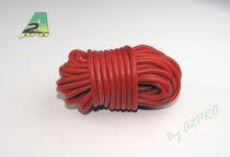 Fil silicone AWG14-2.12&sup2; rouge (5m)