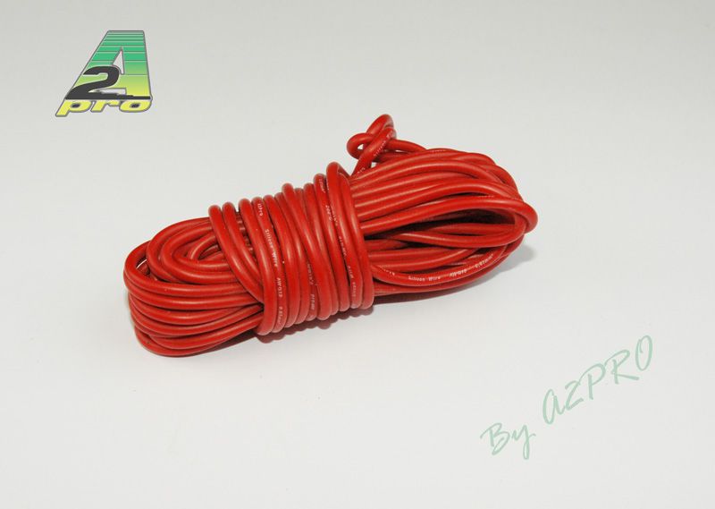 Fil silicone AWG18-0.81&sup2; rouge (5m)