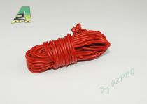 Fil silicone AWG18-0.81&sup2; rouge (5m)