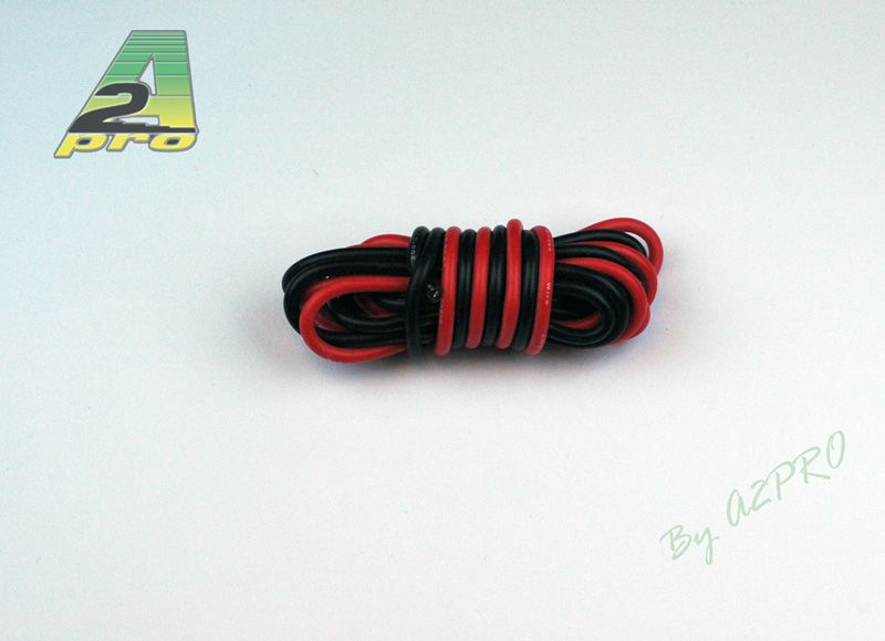 Fil silicone AWG18-0.81&sup2; R+N (2x1m) - A2PRO - 17180