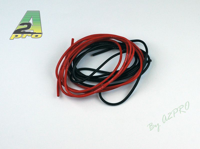 Fil silicone AWG20-0,50&sup2; R+N (2x1m)