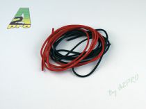 Fil silicone AWG20-0,50&sup2; R+N (2x1m)