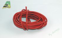 Fil silicone AWG8 - 8,3&sup2; rouge (5m)
