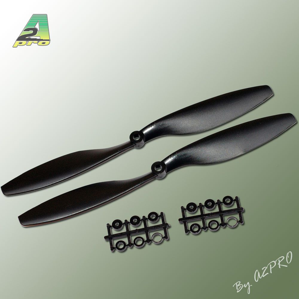 H&eacute;lice Gemfan SF 10x4,5 noir (2 pcs)