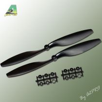 H&eacute;lice Gemfan SF 10x4,5 noir (2 pcs)