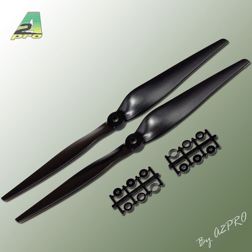 H&eacute;lice Gemfan SF 11x5 noir (2pcs)
