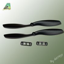 H&eacute;lice Gemfan SF 8x4,5 noir (2 pcs)
