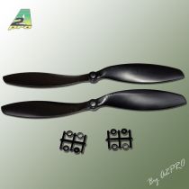 H&eacute;lice Gemfan SF 9x4,7 noir (2 pcs)