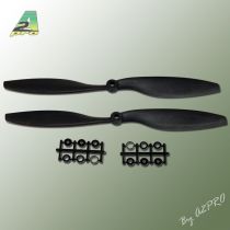 H&eacute;lice Gemfan SF 10x4,5 carbone (2 pcs)