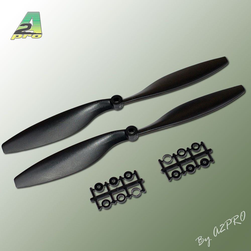 H&eacute;lice Gemfan SF push 10x4,5 noir (2 pcs)