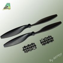 H&eacute;lice Gemfan SF push 10x4,5 noir (2 pcs)
