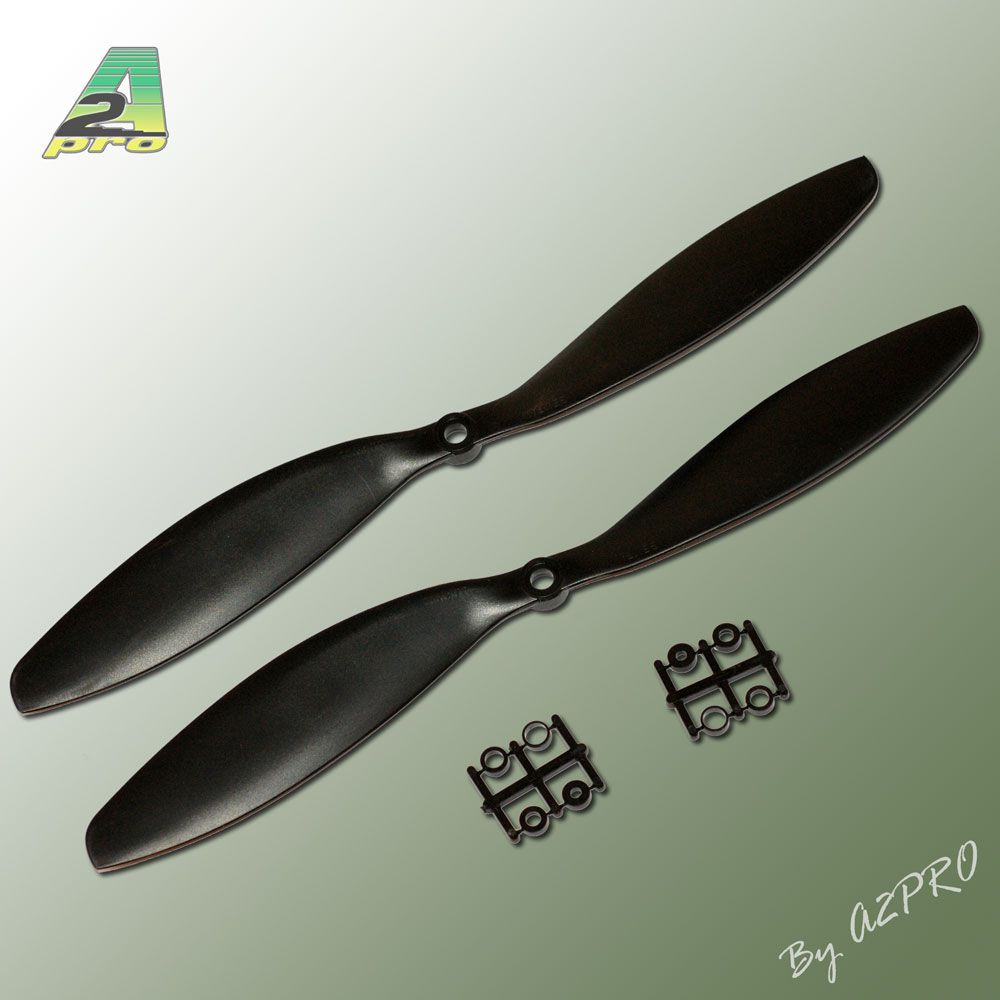 H&eacute;lice Gemfan SF push 11x4,7 noir (2 pcs)