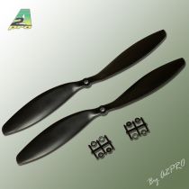 H&eacute;lice Gemfan SF push 11x4,7 noir (2 pcs)