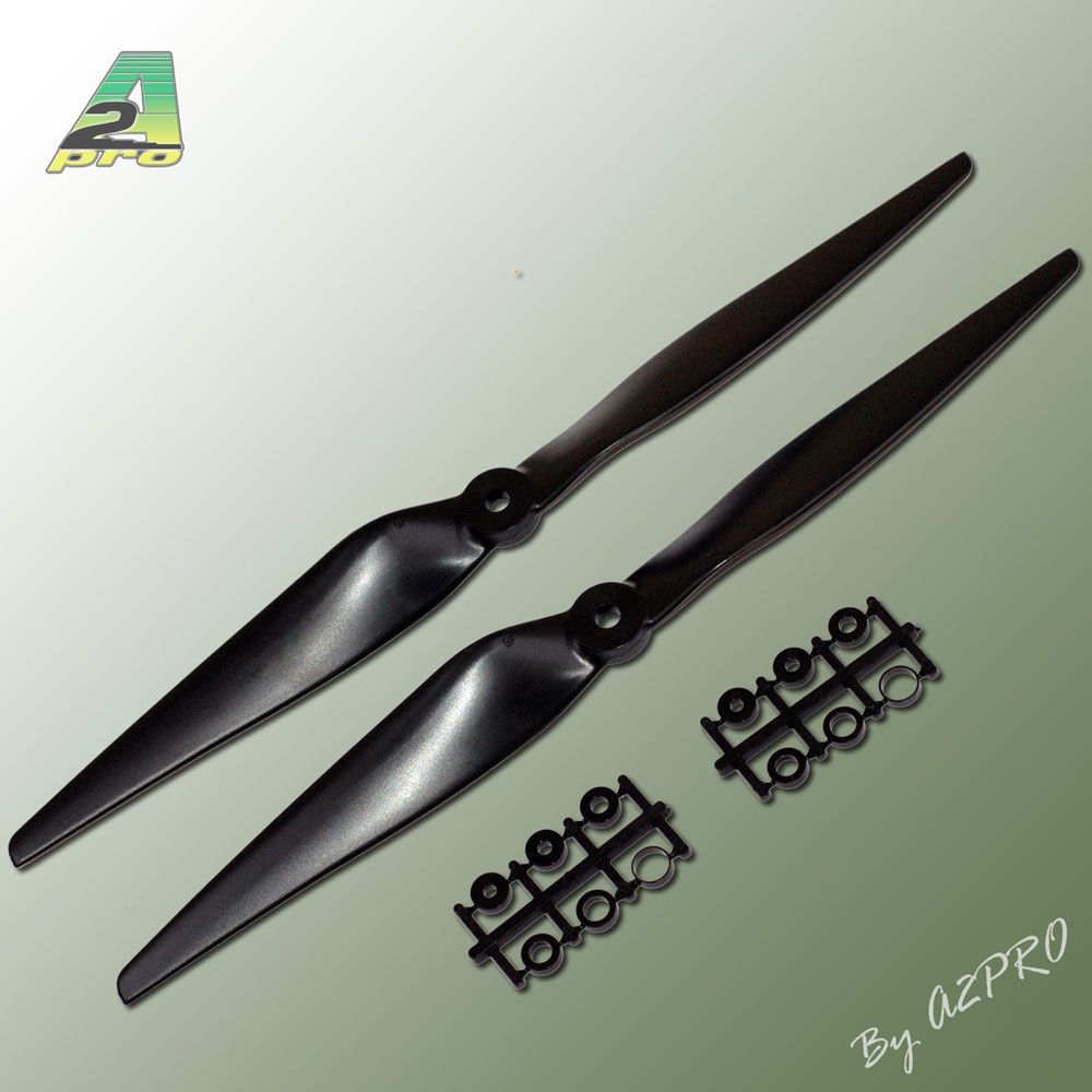 H&eacute;lice Gemfan SF push 11x5 noir (2pcs)