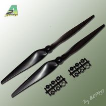H&eacute;lice Gemfan SF push 11x5 noir (2pcs)