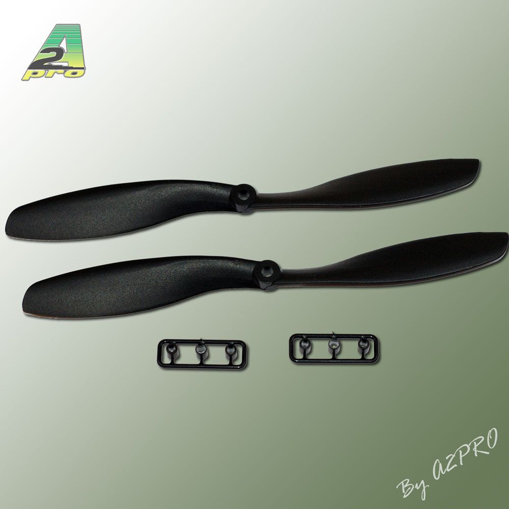 H&eacute;lice Gemfan SF push 8x4,5 noir (2 pcs)