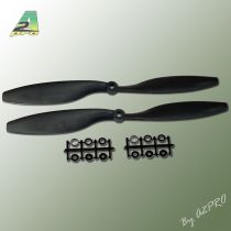 H&eacute;lice Gemfan SF push 10x4,5 carbone (2 pcs)