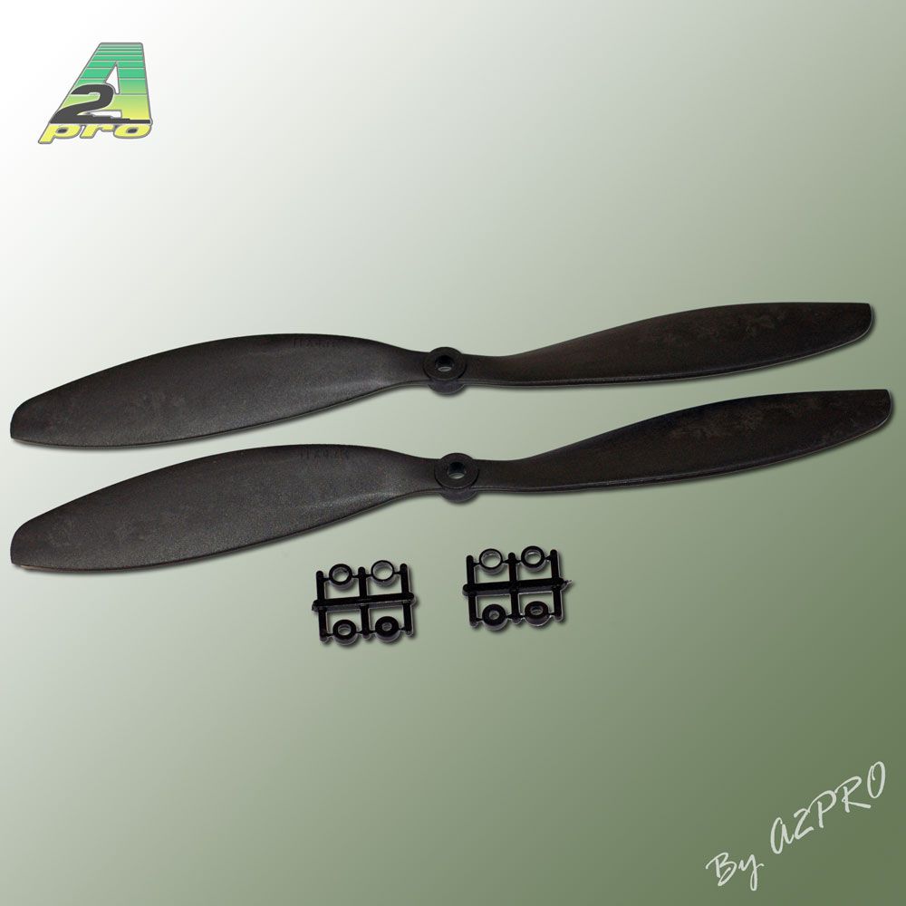 H&eacute;lice Gemfan SF push 11x4,7 carbone (2 pcs)