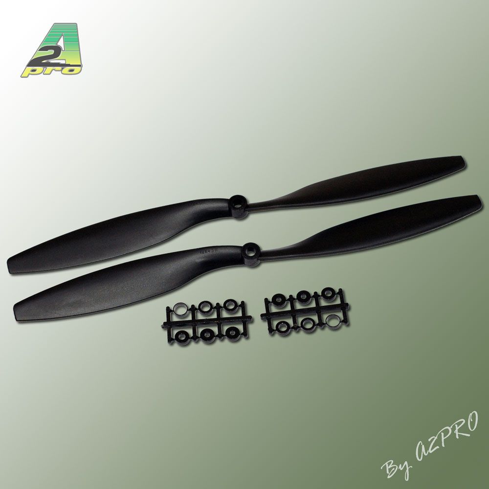 H&eacute;lice Gemfan SF push 12x4,5 carbone (2 pcs)