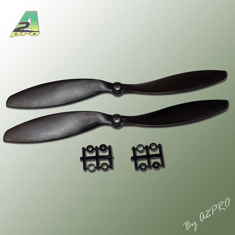 H&eacute;lice Gemfan SF push 9x4,7 carbone (2 pcs)