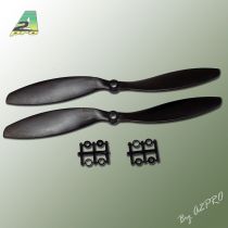 H&eacute;lice Gemfan SF push 9x4,7 carbone (2 pcs)
