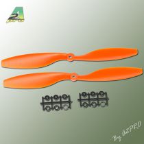 H&eacute;lice Gemfan SF push 10x4,5 orange (2 pcs)