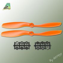 H&eacute;lice Gemfan SF push 8x4,5 orange (2 pcs)