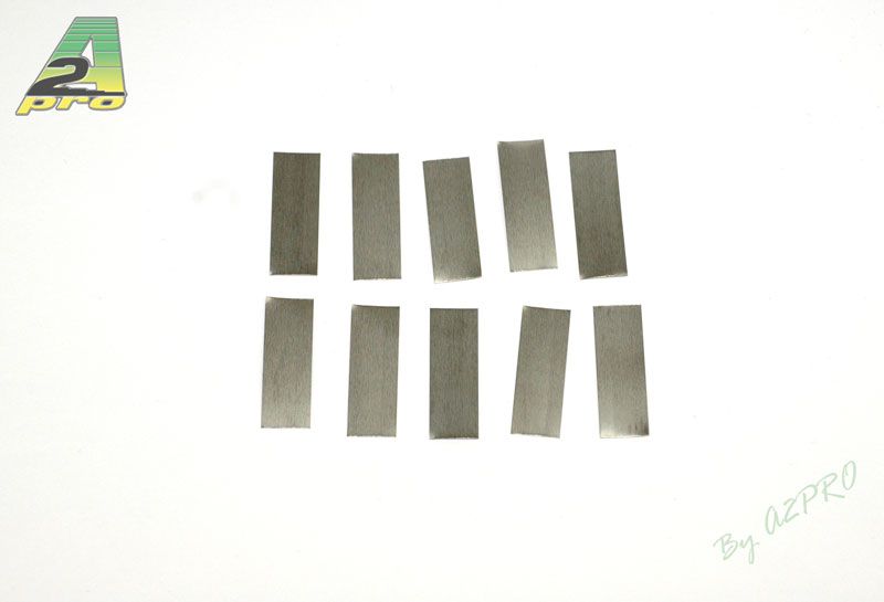 Lamelles nickel&eacute;es 11 mm x 31 (10p)